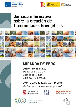 Jornada informativa sobre comunidades energéticas en Miranda de Ebro